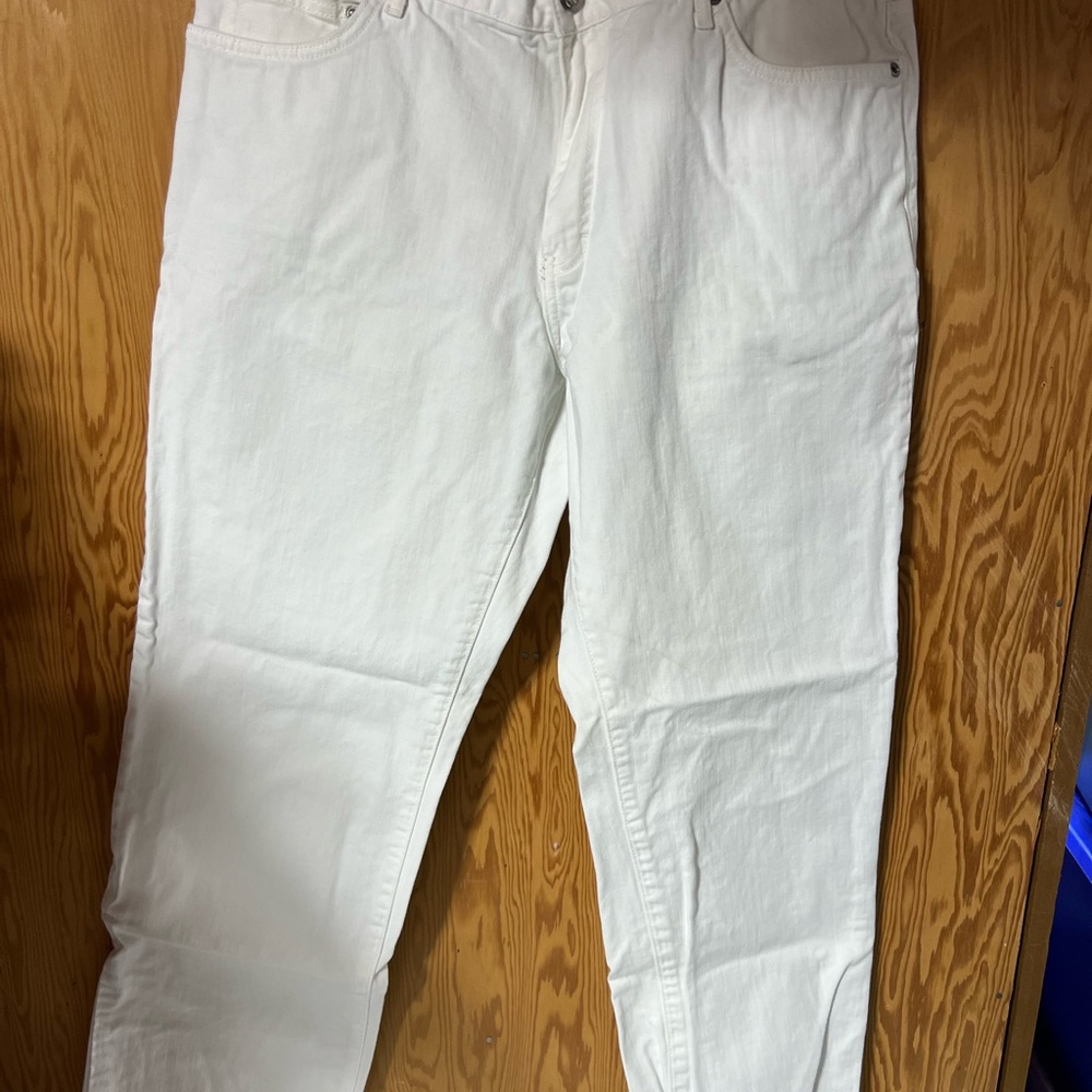 Men's Calvin Klein White Jeans
